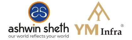 Ashwin Sheth Group and YM Infra logo